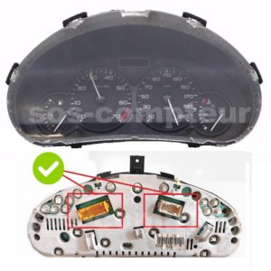 Réparation compteur 206