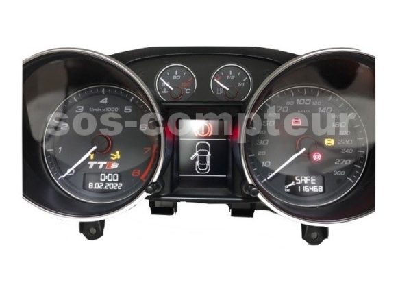 Remplacement Ecran LCD Central (blanc) Audi TT 8J Mk2 2006 - 2014