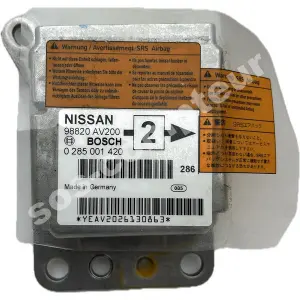 Réparation Calculateur d'Airbag Nissan Navara Code B1059 | B1049